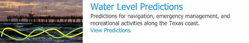 water level predictions button