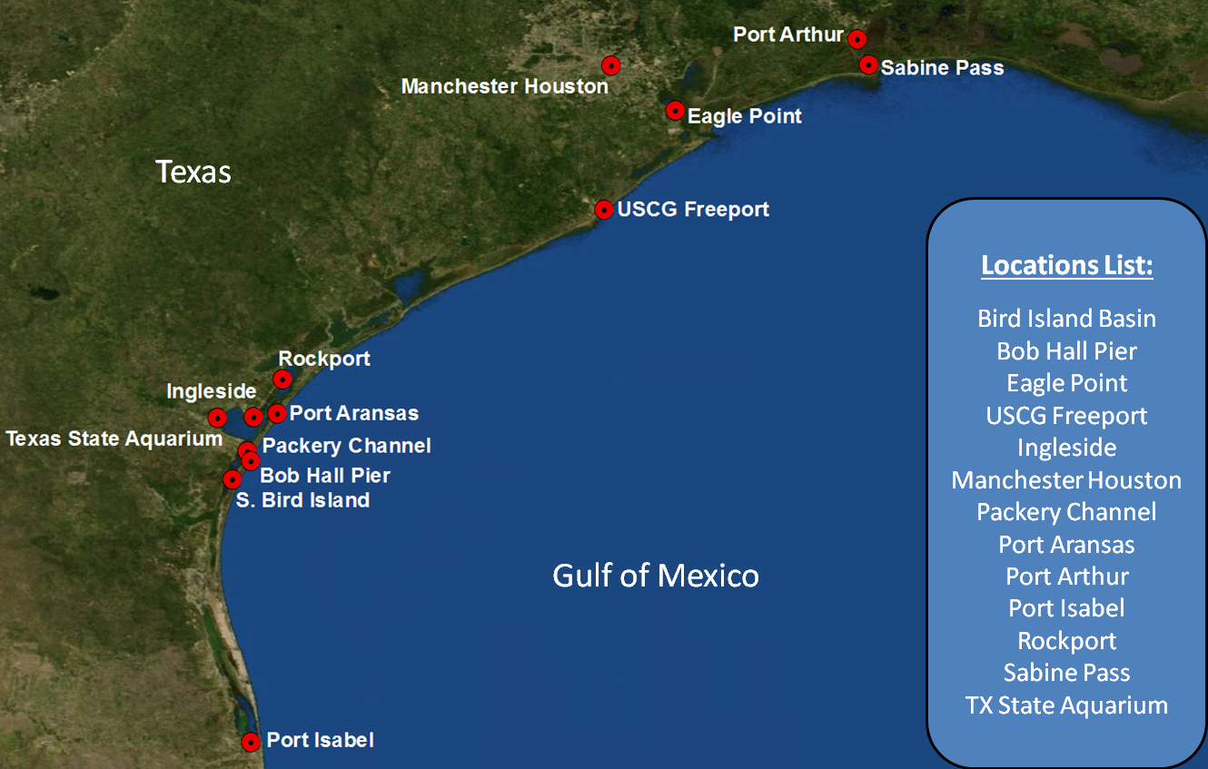 water level predictions map